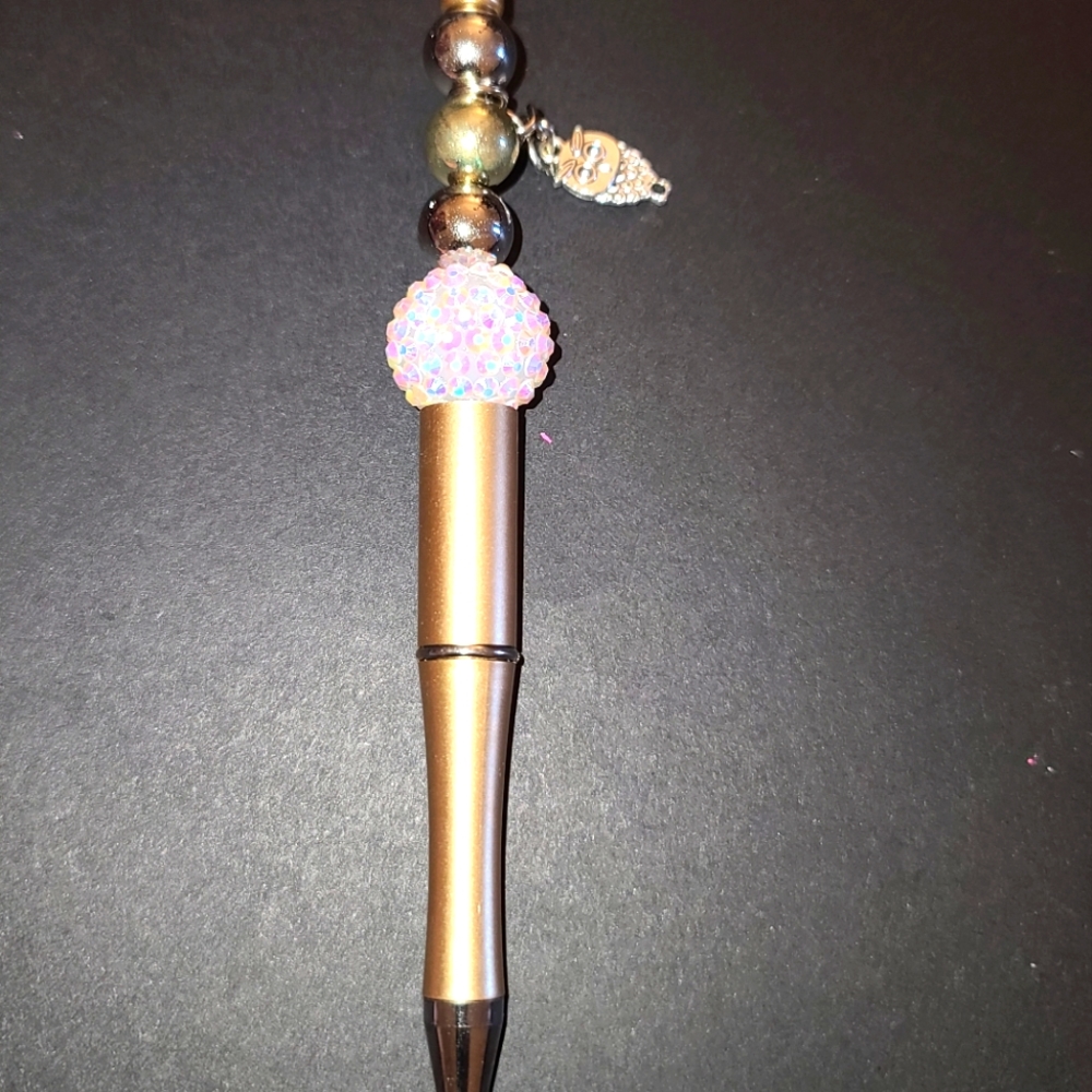 Custom made Owl Beaded Pen